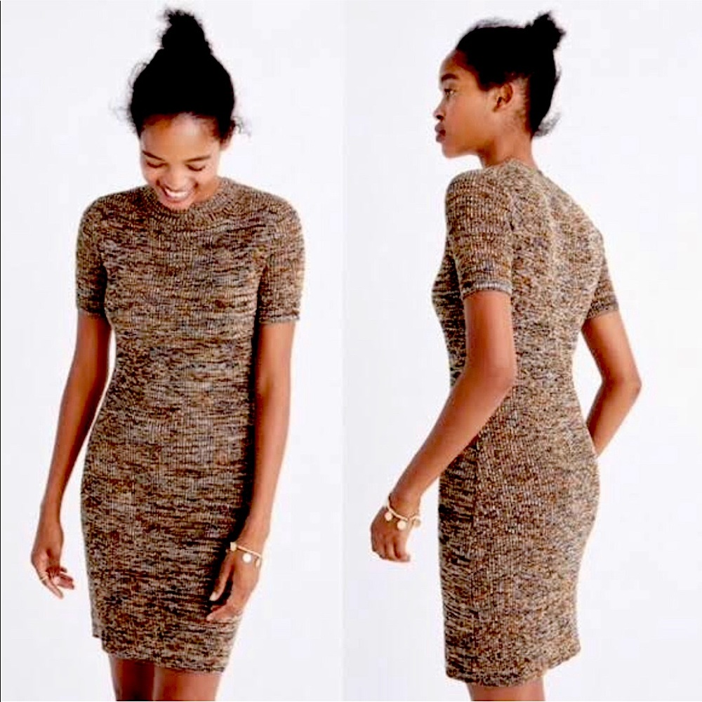 Madewell “fall colored” sweater dress. Size S.